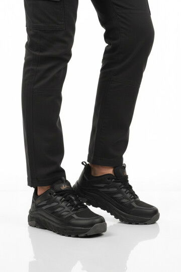 Siyah Bağcıklı Kaymaz Erkek Outdoor Ayakkabı Sedona M