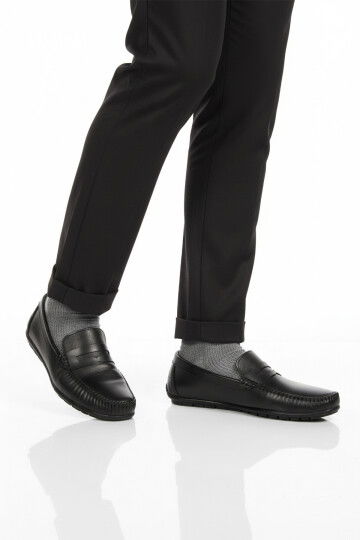 Siyah Hafif Esnek Erkek Casual Ayakkabı 1613 M