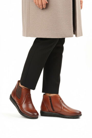 Taba Jel Taban Anatomik Fermuarlı Kadın Bot 302 Bot Z