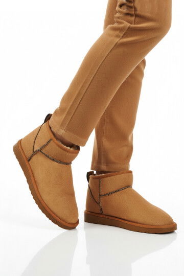 Taba İçi Kürklü Soğuğa Dirençli Kadın Bot U-19 Z