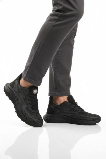 Siyah Bağcıklı Kaymaz Taban Erkek Outdoor Ayakkabı M2015 M