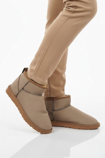 Vizon İçi Kürklü Soğuğa Dirençli Kadın Bot U-19 Z