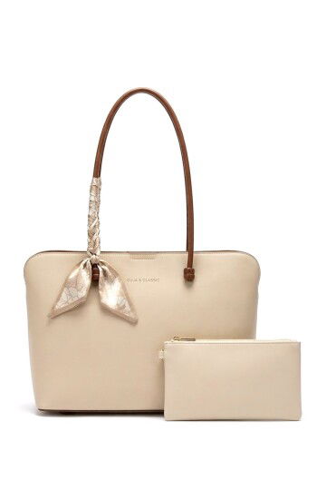 Bej Kadın Omuz Çantası C1105