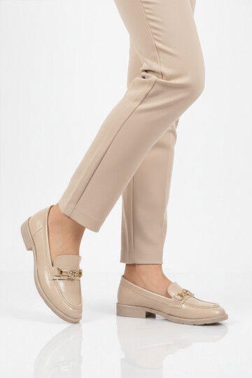 Bej Hafif Kadın Casual Ayakkabı 491101 Z