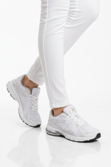 Beyaz Fileli Hafif Hava Alabilen Erkek Spor Ayakkabı 1505 Ruth M