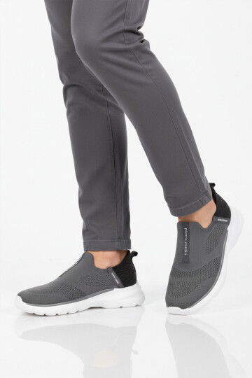 Füme Fileli Hafif Esnek Erkek Yürüyüş ve Spor Ayakkabı PCI-10050 M