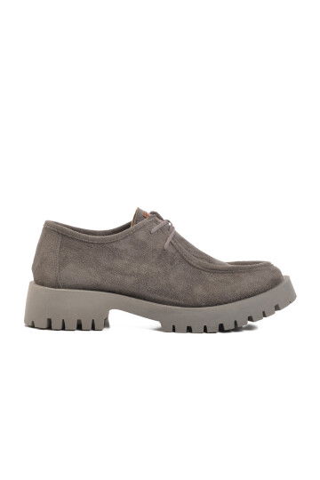 Gray Suede Womens Casual Shoes PC-54319 Z