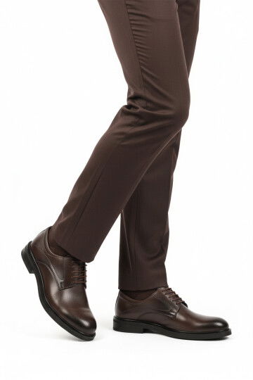 Brown Genuine Leather Non-Slip Sole Mens Classic Shoes 623 M