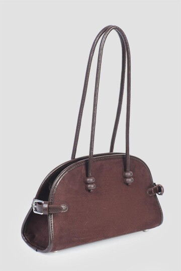 Kahve Kadın Omuz Çantası IM618