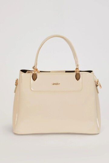 Krem Rugan Kadın El ve Omuz Çantası 930120