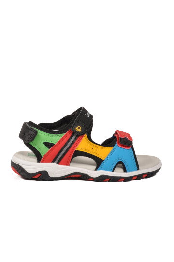 Çok Renkli Cırtlı Erkek Çocuk Sandalet BNI-10188 F