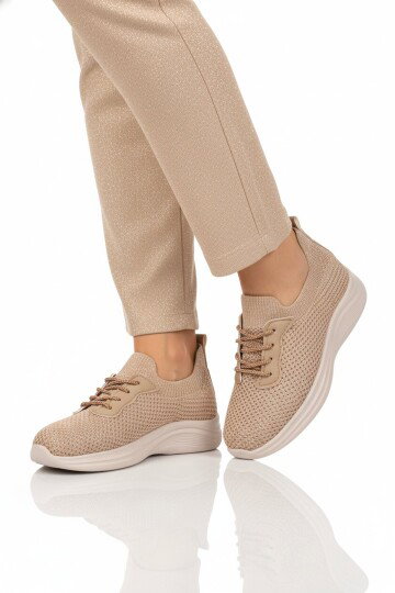 Nude Anorak Hafif Hava Alabilen Kadın Casual Ayakkabı 332171 Z