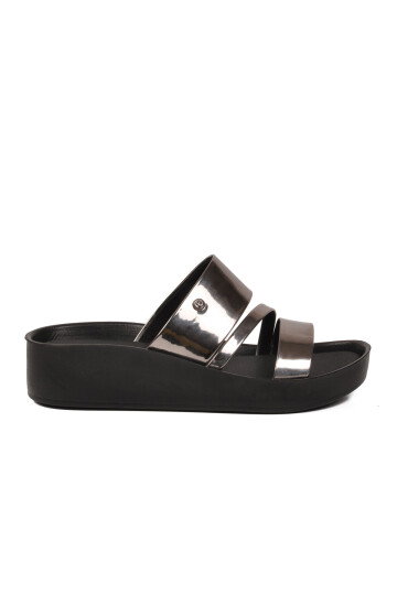 Platin Rugan Kadın Günlük Terlik PC-7497 Z