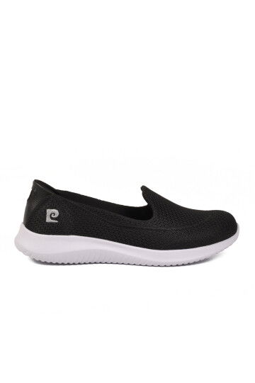 Siyah Beyaz Fileli Hafif Kolay Giyebilir Kadın Günlük Ayakkabısı PC-30168 Z