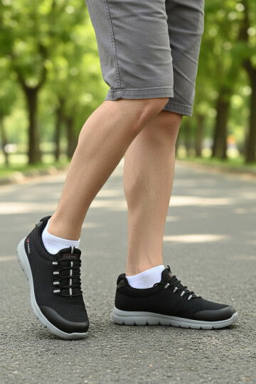 Siyah Buz Triko Hafif Erkek Spor Ayakkabı Flexible II M