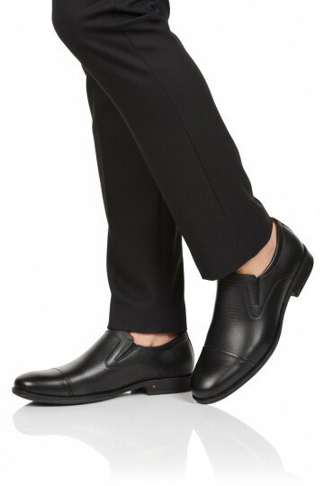 Premium Siyah Hakiki Deri Erkek Klasik Ayakkabı 692 M