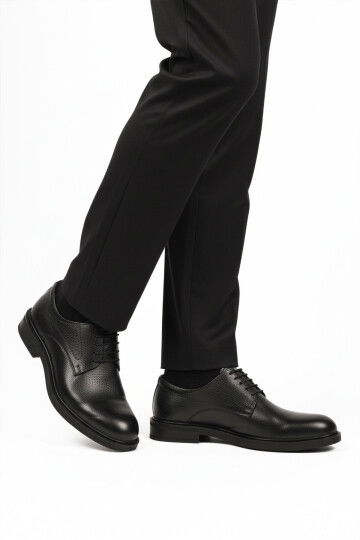 Black Genuine Leather Non-Slip Sole Mens Classic Shoes 623 M