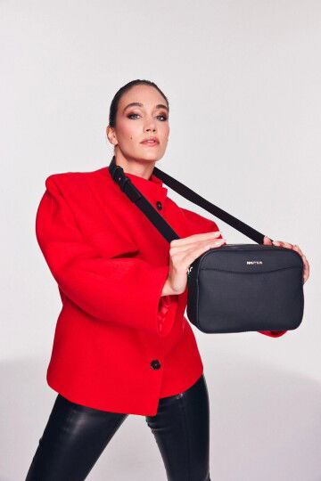 Siyah Kadın Omuz Çantası CN6504T