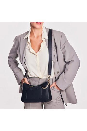 Siyah Kadın Omuz Çantası CN6540T