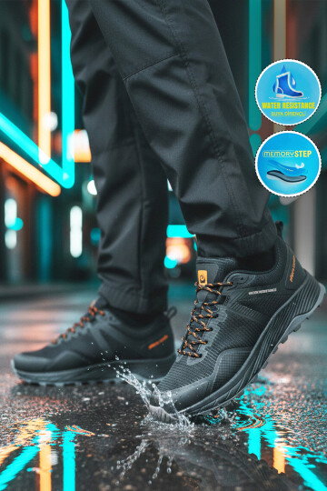 Pierre Cardin Siyah Suya Dirençli Kaymaz Taban Erkek Outdoor Ayakkabı PCI-11007 M