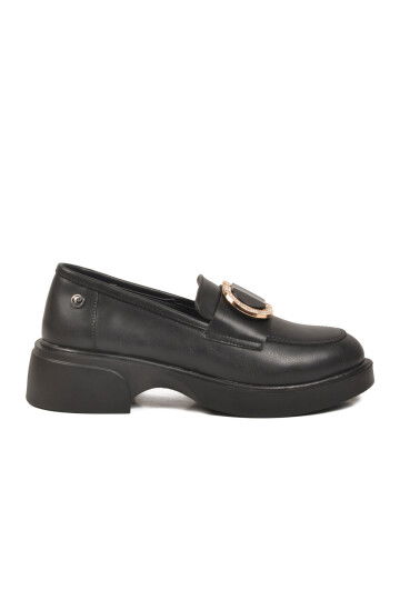 Siyah Kadın Klasik Ayakkabı PC-55212 Z