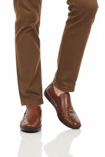 Taba Hakiki Deri Jel Taban Anatomik Erkek Casual Ayakkabı 410 M