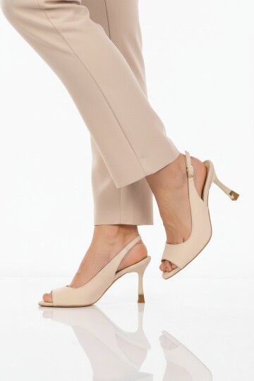 Ten İnce Topuklu Kadın Abiye Ayakkabı 655589 Z