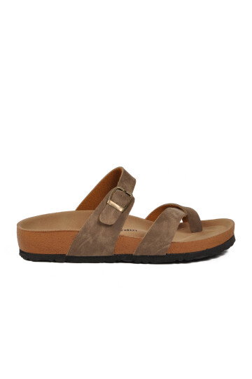 Vizon Çift Bantlı Hafif Kadın Günlük Terlik PC-7547 Z