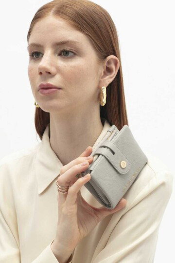 Açık Gri Kadın Cüzdan BNT-1721