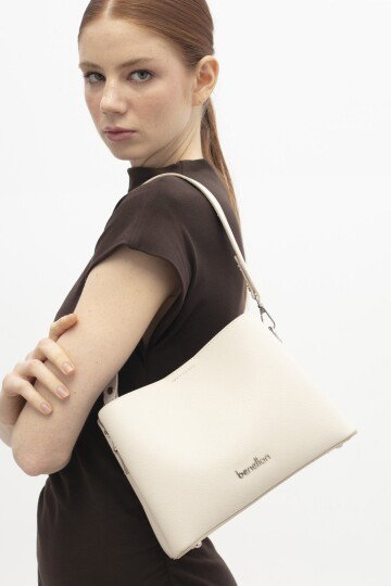 Bej Kadın Omuz Çantası BNT-1852