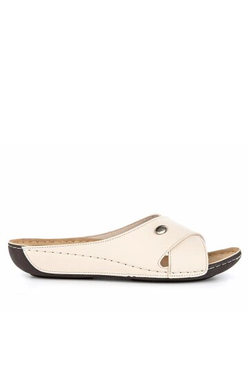 Bej Jel Tabanlı Kadın Terlik 32251 Yara Z