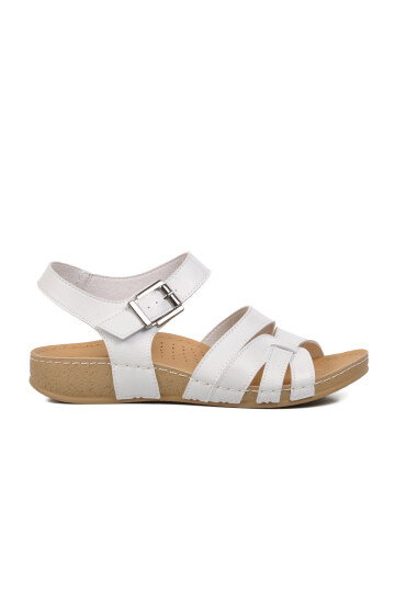 Beyaz Kadın Sandalet 33218 Rhoas Z