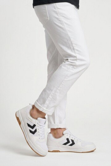 Beyaz Siyah Fileli Hafif Esnek Unisex Spor Ayakkabı 900872 Hml Versay II