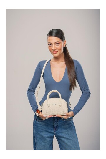 Beyaz Kadın Omuz Çantası 17831