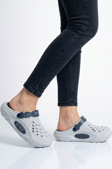 Buz Lacivert Hafif Eva Unisex Sabo Terlik 9808 Z