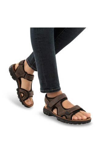 Kahve Cırtlı Erkek Spor Sandalet 31322 Taurus M