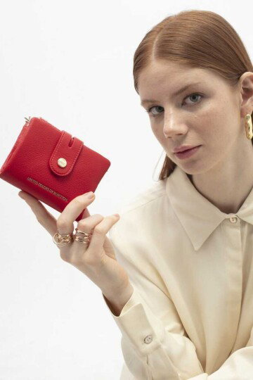 Kırmızı Kadın Cüzdan BNT-1721