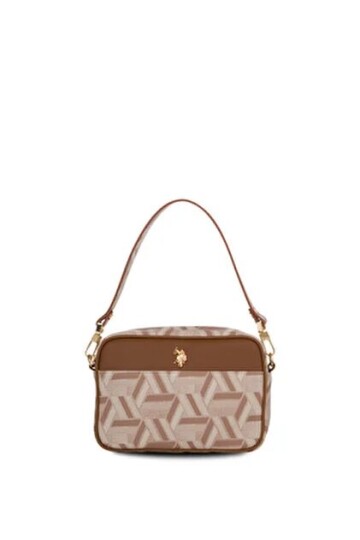 Koyu Bej Taba Kadın Omuz Çantası US26121