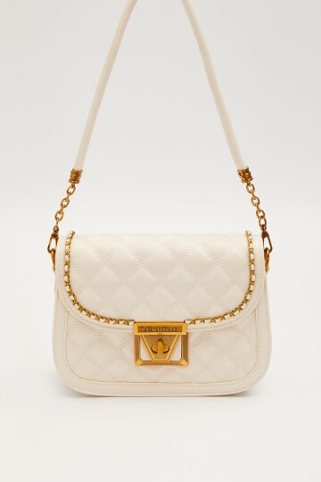 Premium Krem Kadın Omuz Çantası 930609