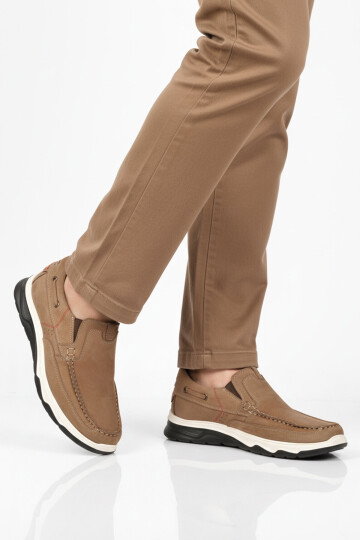 Kum Hakiki Deri Erkek Casual Ayakkabı 2675 M