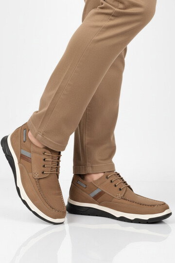 Kum Hakiki Deri Erkek Casual Ayakkabı 2676 M