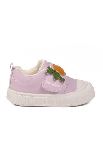 Lila Cırtlı Bebek Spor Ayakkabı BNI-11405 B