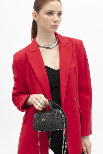 Siyah Kadın Omuz Çantası BNT-1788