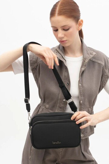 Siyah Kadın Omuz Çantası BNT-1816