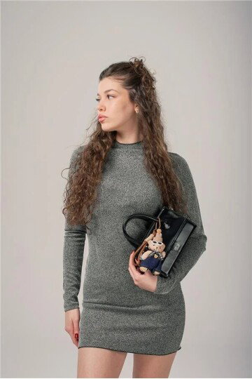 Siyah Kadın El ve Omuz Çantası 18034