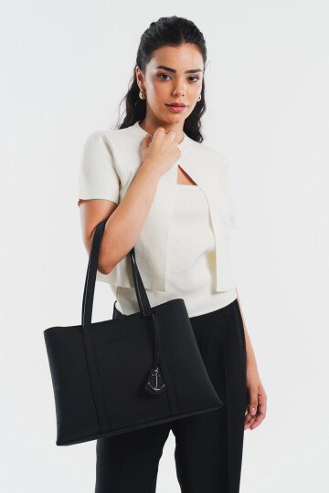 Siyah Kadın Omuz Çantası CN7653T