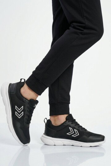 Siyah Fileli Hafif Esnek Unisex Spor Ayakkabı 900882 Degas II