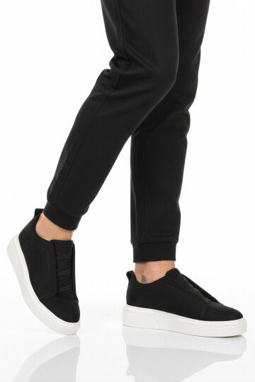 Siyah Süet Erkek Casual Ayakkabı 595 M