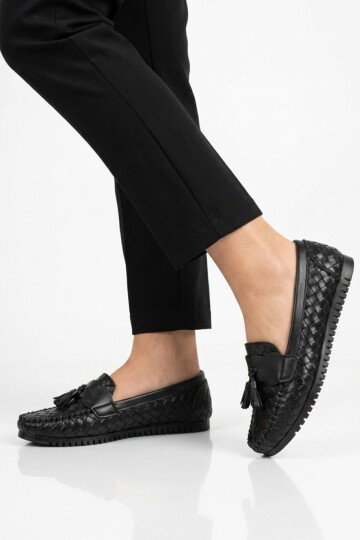 Siyah Hafif Esnek Kadın Casual Ayakkabı 218 Z