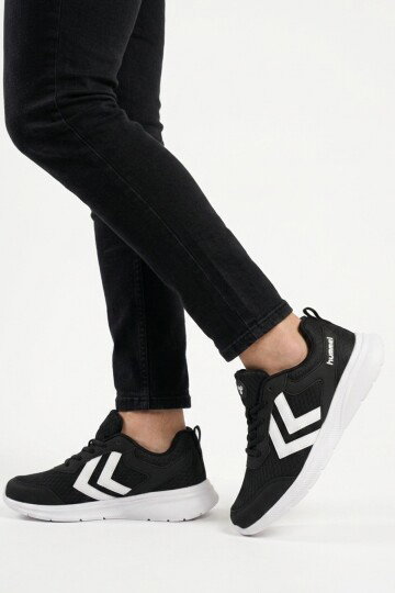 Siyah Fileli Hafif Esnek Unisex Spor Ayakkabı 900887 Hml Nency II